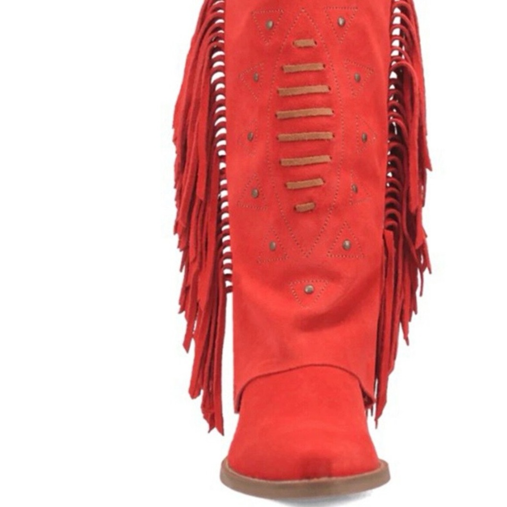Dingo Red Fringe Women's Boots